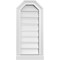 Ekena Millwork Octagonal Top Surface Mount PVC Gable Vent w/ 2"W x 2"P Brickmould Sill Frame, 12"W x 26"H GVPOT12X2603SF - alternate 1
